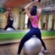 Conjunto esportivo feminino liso, peça top costas abertas academia yoga lf070