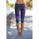 Leggings mulheres keen-length esportes casual primavera outono ginásio workout legging plus size impresso magro ajuste capri cal