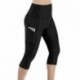 Bolso sólido esporte yoga calças de cintura alta malha esporte leggings de fitness mulheres yoga leggings treinamento correndo c