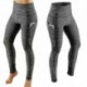 Bolso sólido esporte yoga calças de cintura alta malha esporte leggings de fitness mulheres yoga leggings treinamento correndo c