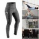 Bolso sólido esporte yoga calças de cintura alta malha esporte leggings de fitness mulheres yoga leggings treinamento correndo c